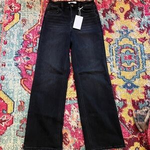 Flying Monkey Wide Leg Black Jeans